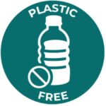 Plastic free icon for eco-friendly corporate, employee and client gifts