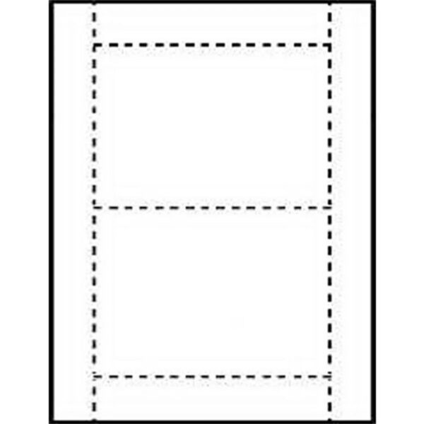 Perforated, printable badge insert paper template made in the USA and each sheet holds two 4.25x6 inch blank badge inserts.