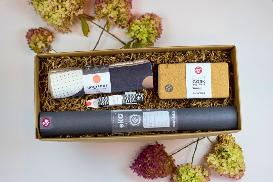 Eco-friendly yoga gift box for corporate and employee gifts